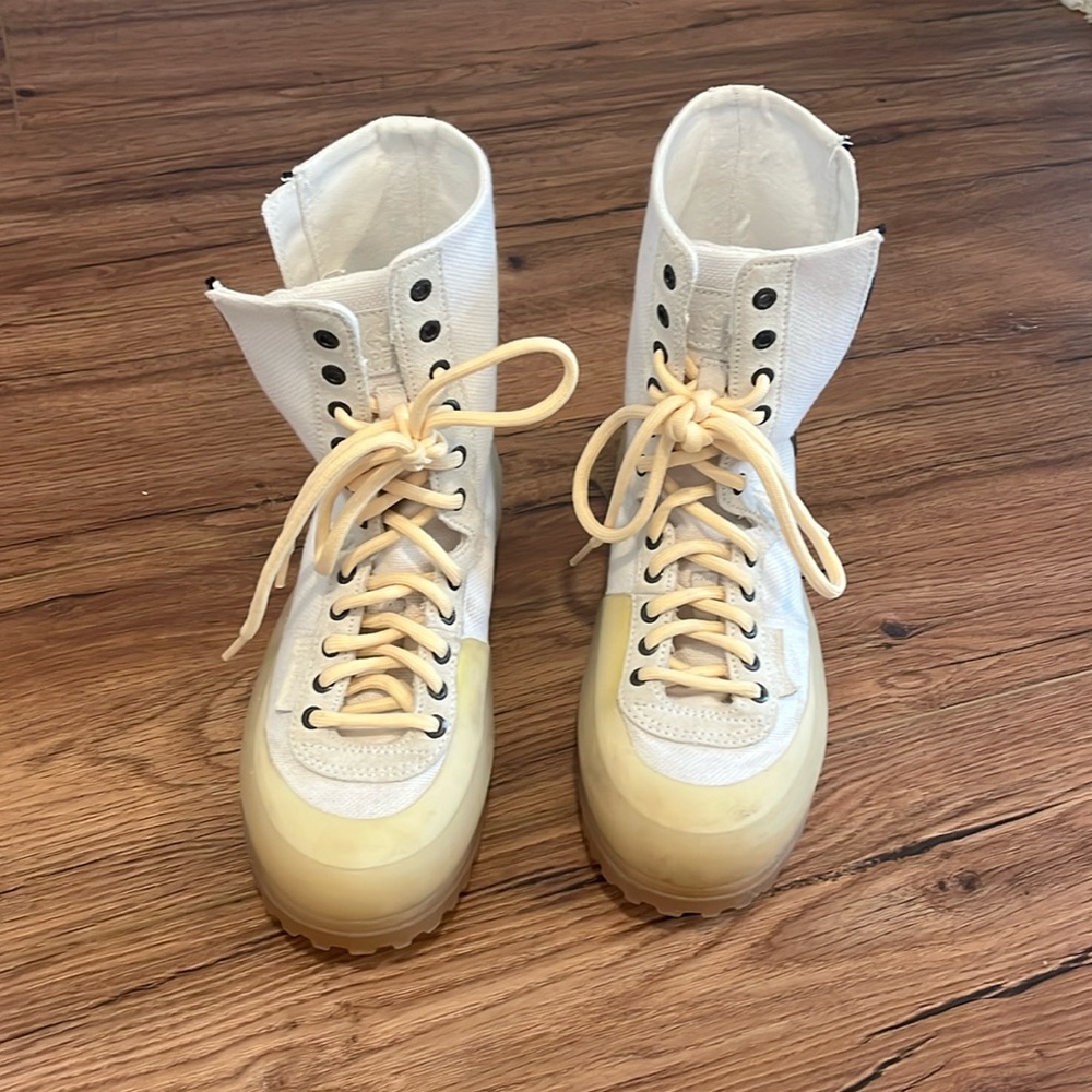 Superga White Boot